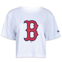 Camiseta New Era Feminina Cropped College Boston Red Sox