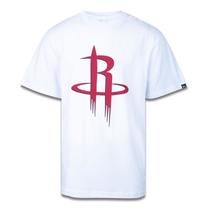Camiseta New Era Plus Size Manga Curta NBA Houston Rockets Core