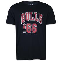 Camiseta New Era Regular NBA Chicago Bulls Back To School Manga Curta