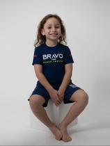 Camiseta New Game Infantil Manga Curta Marinho Camiseta New Game Infantil Manga Curta Marinho