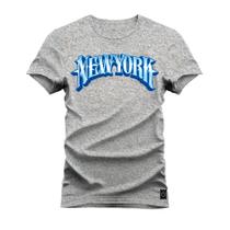 Camiseta New York Temp Confortável Estampada Nexstar 100% Algodão