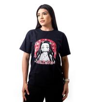 Camiseta Nezuko Camisa Estampada Anime Básica Unissex Camiseta Nezuko Camisa Estampada Anime Básica Unissex