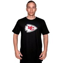Camiseta NFL Kansas City Chiefs Logo - Preta Camiseta NFL Kansas City Chiefs Logo - Preta