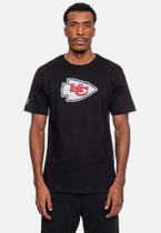 Camiseta NFL Logo Kansas City Chiefs Preta Camiseta NFL Logo Kansas City Chiefs Preta