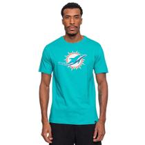 Camiseta NFL Miami Dolphins Logo NF032 - Verde Água Camiseta NFL Miami Dolphins Logo NF032 - Verde Água
