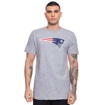 Camiseta NFL New England Patriots NF024 - Cinza Mescla