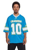 Camiseta NFL Oversize Los Angeles Chargers Name Number Justin Herbert Azul