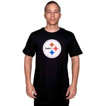 Camiseta NFL Pittsburgh Steelers Logo - Preta