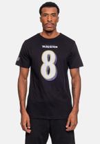 Camiseta NFL Player Lamar Jackson Preta Camiseta NFL Player Lamar Jackson Preta