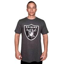 Camiseta NFL Raiders Shield - Cinza