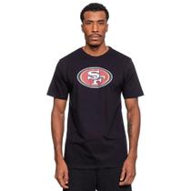 Camiseta NFL San Francisco 49ers Logo NF031 - Preto Camiseta NFL San Francisco 49ers Logo NF031 - Preto