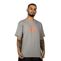 Camiseta Nicoboco Coral Cinza Camiseta Nicoboco Coral Cinza