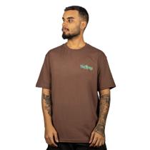Camiseta Nicoboco Huahine Marrom Camiseta Nicoboco Huahine Marrom