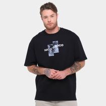 Camiseta Nicoboco Oversized Wilco Masculina Camiseta Nicoboco Oversized Wilco Masculina