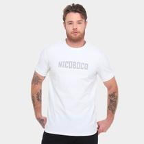 Camiseta Nicoboco Slim Fit Uganda Masculina Camiseta Nicoboco Slim Fit Uganda Masculina