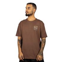 Camiseta Nicoboco Tetiaroa Marrom Camiseta Nicoboco Tetiaroa Marrom