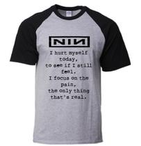 Camiseta Nine Inch Nails ( Hurt )PLUS SIZE