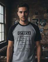 Camiseta Nine Inch Nails ( Nin ) Hurt Exclusiva Plus Size Camiseta Nine Inch Nails ( Nin ) Hurt Exclusiva Plus Size
