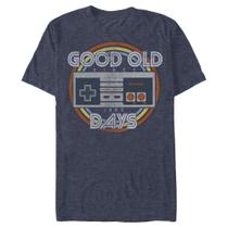 Camiseta Nintendo NES Controller Good Old Days para homens