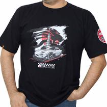 Camiseta Nippon Spark Plugs Preta Asllan Tam. GG - Cód.12215