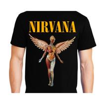 Camiseta Nirvana - 100% Algodão - Unissex