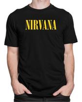 Camiseta Nirvana Banda De Rock Camisa 100% Algodão
