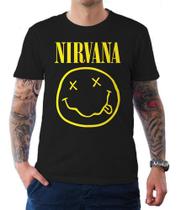Camiseta Nirvana Camisa Banda Punk Rock Grunge Anos 90 - King of Geek