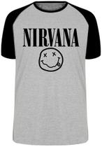 Camiseta Nirvana Carinha Blusa Plus Size extra grande adulto ou infantil Camiseta Nirvana Carinha Blusa Plus Size extra grande adulto ou infantil