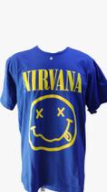 camiseta nirvana */ cod. 001 ( azul )