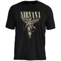 Camiseta Nirvana In Utero Tamanho:PCor:Preto Camiseta Nirvana In Utero Tamanho:PCor:Preto