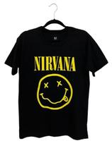 Camiseta Nirvana Smile - Estampa Icônica do Grunge Camiseta Nirvana Smile - Estampa Icônica do Grunge