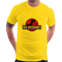 Camiseta No internet - Foca na Moda