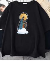 Camiseta Nossa Senhora Aparecida Cuida De Mim Aesthetic Unissex