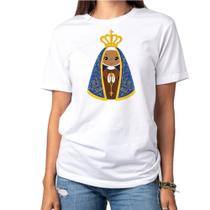 Camiseta Nossa Senhora Aparecida Infantil E Adulto - PLANETA DA COMPRA