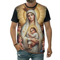 Camiseta Nossa Senhora Aparecida Padroeira Do Brasil Jesus