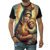 Camiseta Nossa Senhora Aparecida Padroeira Mãe De Jesus