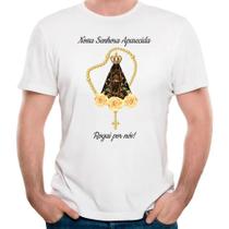 Camiseta nossa senhora aparecida rogai por nós camisa fé