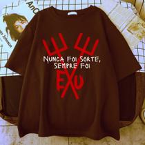Camiseta Nunca Foi Sorte Sempre Foi Exu Candomble Umbanda Unissex