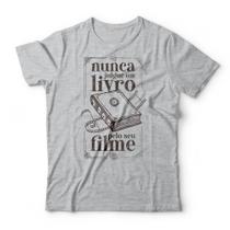 Camiseta Nunca Julgue Um Livro Camiseta Nunca Julgue Um Livro