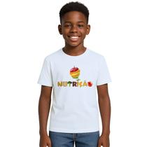 Camiseta Nutrição Nutricionista Universitária Personalizada