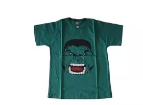 Camiseta O Incrível Hulk Super Herói Desenho Blusa Adulto Unissex Maj017 BM