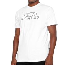 Camiseta Oakley Antiviral Logo Masculina Branco