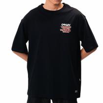 Camiseta Oakley B1B Wall WT25 Masculina Blackout