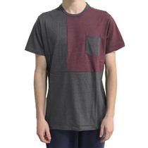 Camiseta Oakley Bark Pocket Tee Masculina Cinza Escuro Camiseta Oakley Bark Pocket Tee Masculina Cinza Escuro
