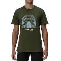 Camiseta Oakley Bunker WT24 Masculina Herb
