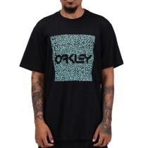 Camiseta Oakley Coral Organic Square WT25 Masculina Blackout