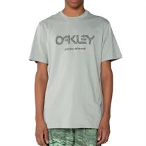 Camiseta Oakley Coral Organic Surf WT25 Masculina Stone Grey