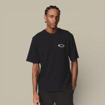 Camiseta Oakley Elipse Sharp Metal Blackout Original Cor:BlackoutTamanho:GG Camiseta Oakley Elipse Sharp Metal Blackout Original Cor:BlackoutTamanho:GG
