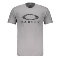 Camiseta Oakley Ellipse Fingerprint SM26 Masculina Cement