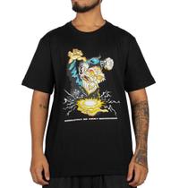Camiseta Oakley Mad Science SM25 Masculina Blackout Camiseta Oakley Mad Science SM25 Masculina Blackout